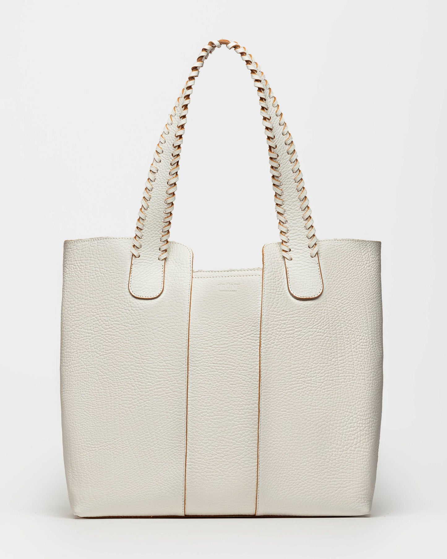 SHOPPER THE BRAIDED EN CUERO GRANEADO