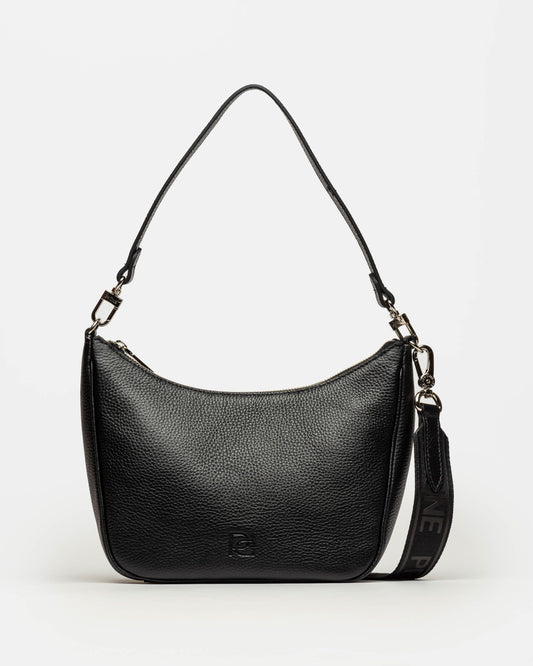 BANDOLERA VENICE EN CUERO GRANEADO