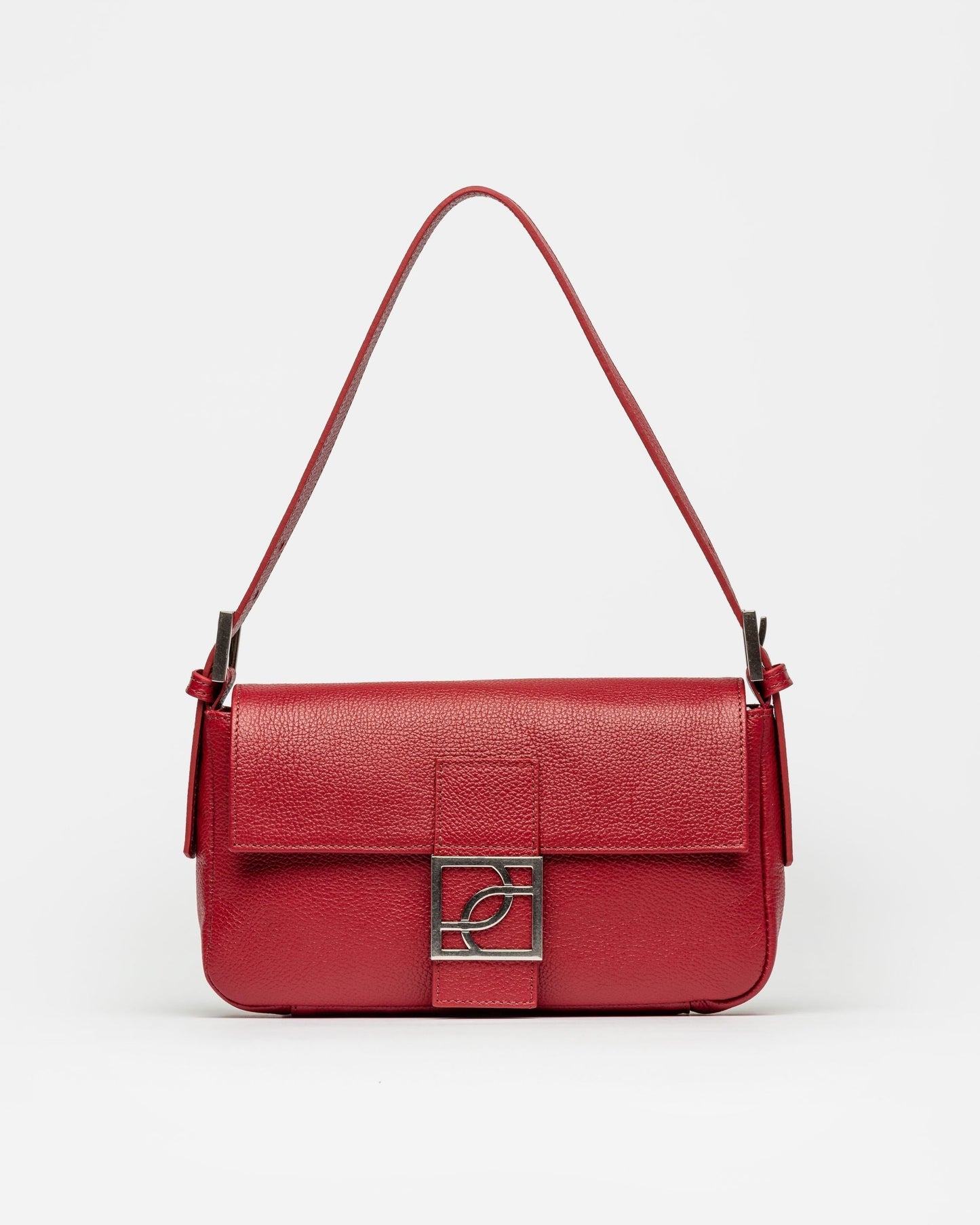 CARTERA AL HOMBRO SIGNATURE EN CUERO GRANEADO