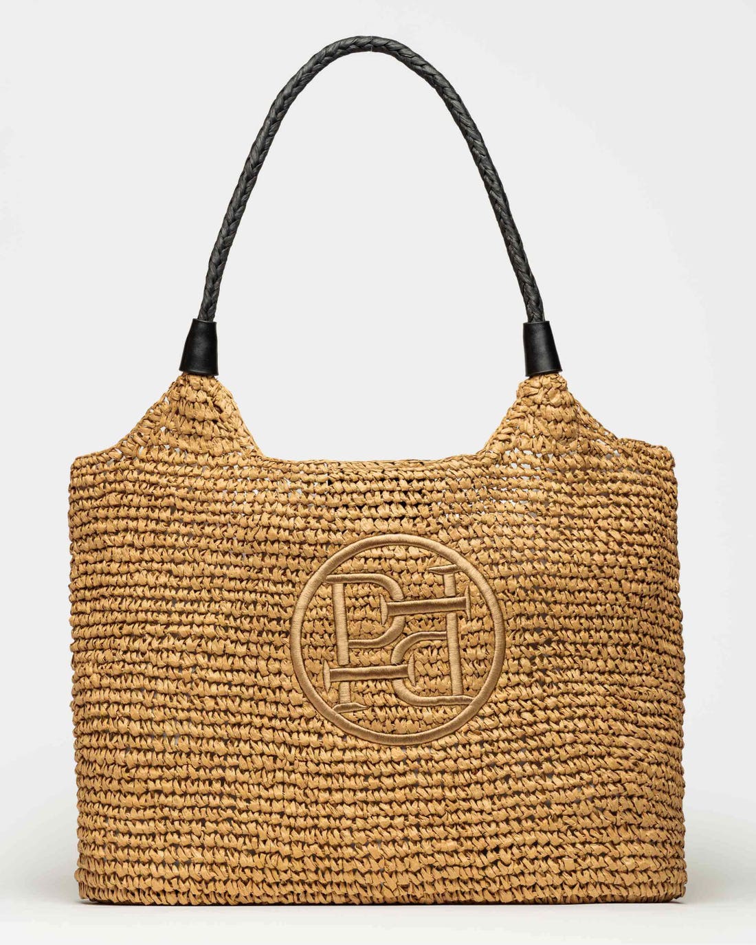 Bolso de playa Straw en raffia